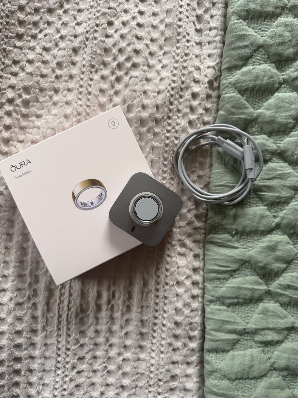Oura Ring Gen 4 Gold Size 9